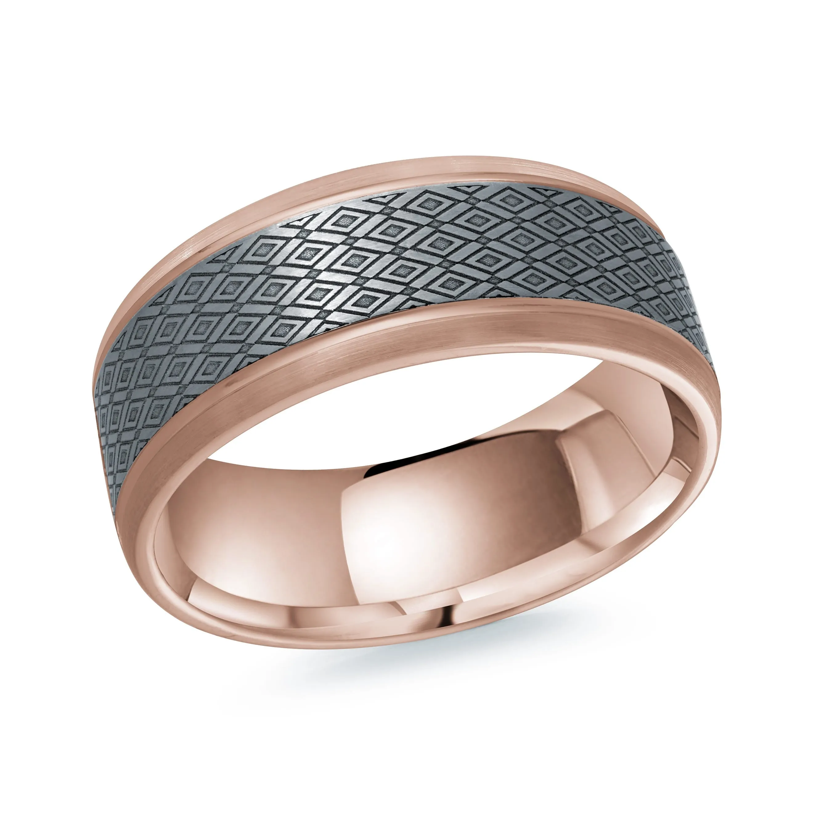 14K Rose Gold Ring from the Tantalum Collection by Malo - MRDTN-002-8P