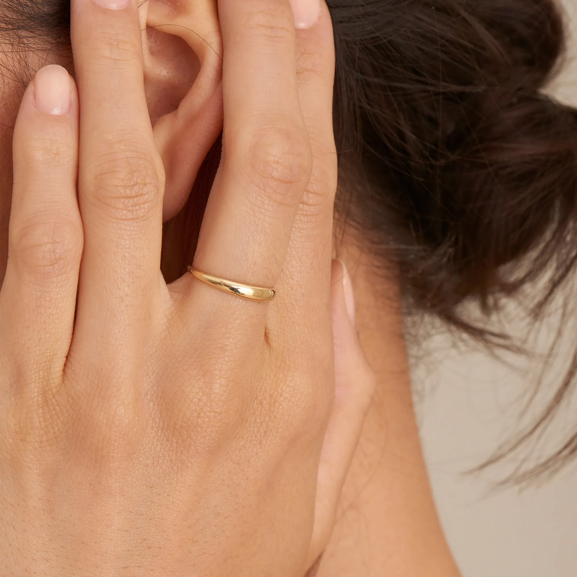 14kt Gold Magma Dome Ring