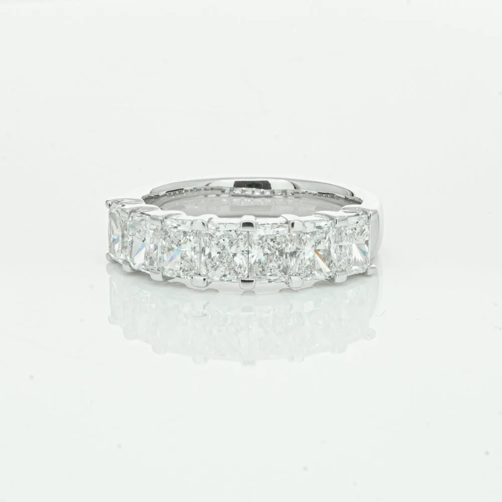 18ct White Gold Radiant Cut Diamond Asra Ring