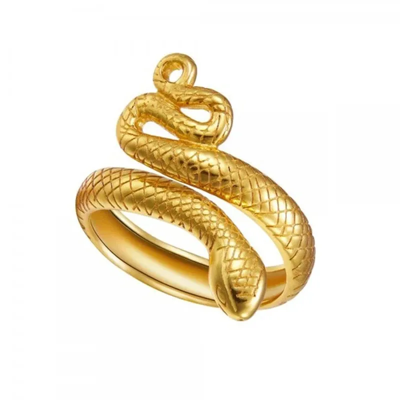 18K Gold Plated Snake Ring