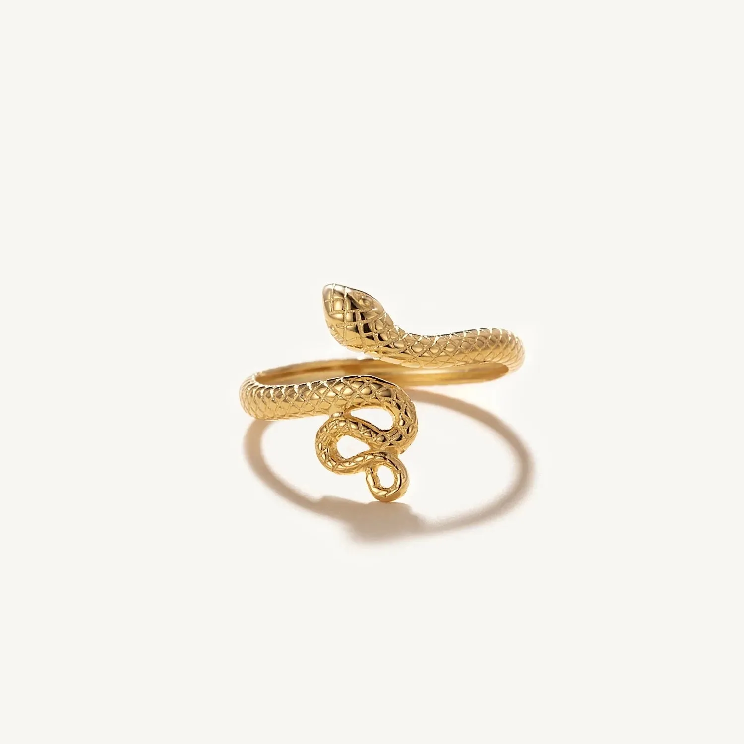 18K Gold Plated Snake Ring