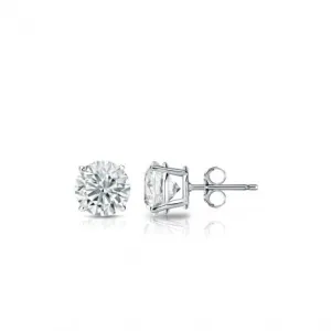 18kt White Gold 2.02ct Stud Earrings