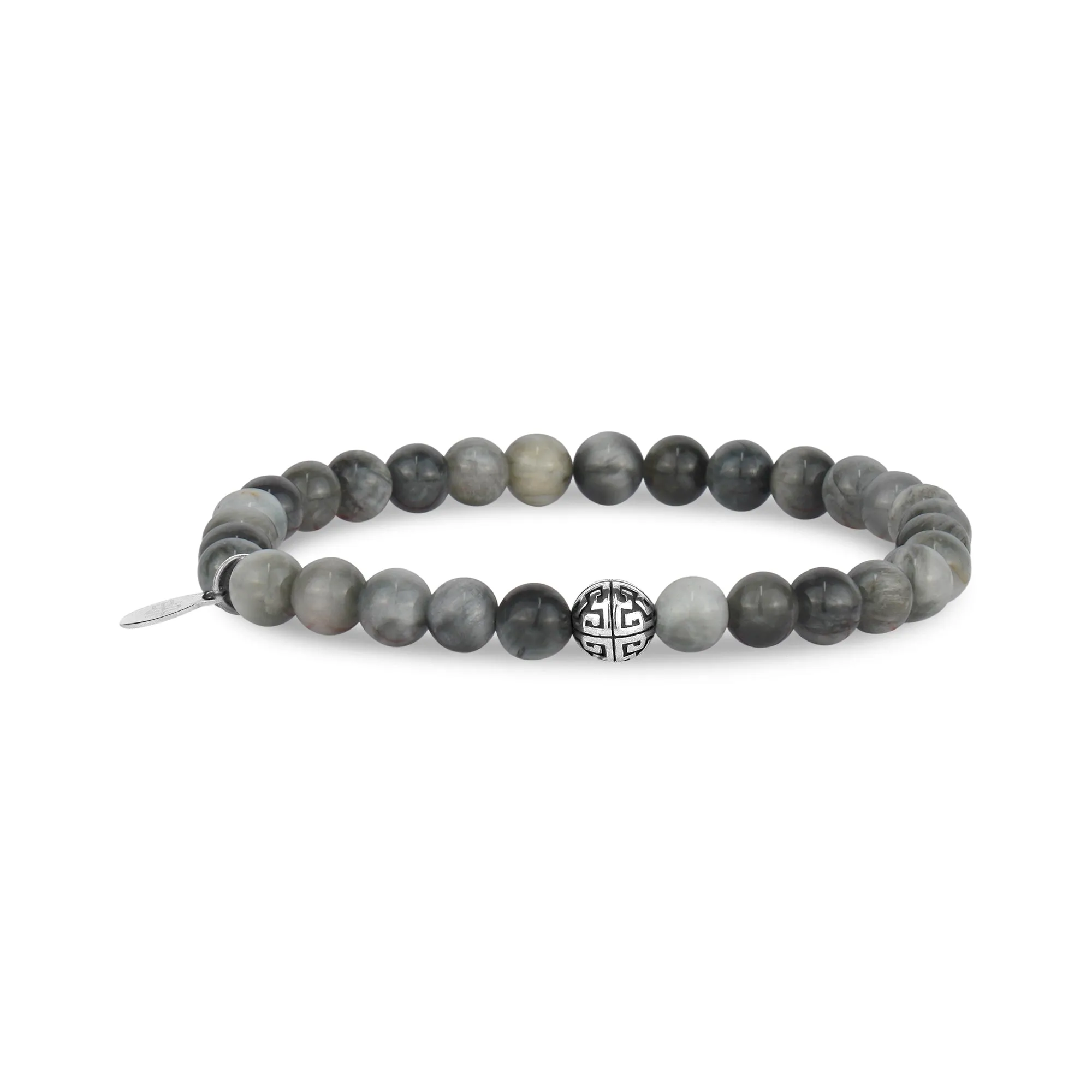 6mm Eagle Eye Stretch Bead Bracelet