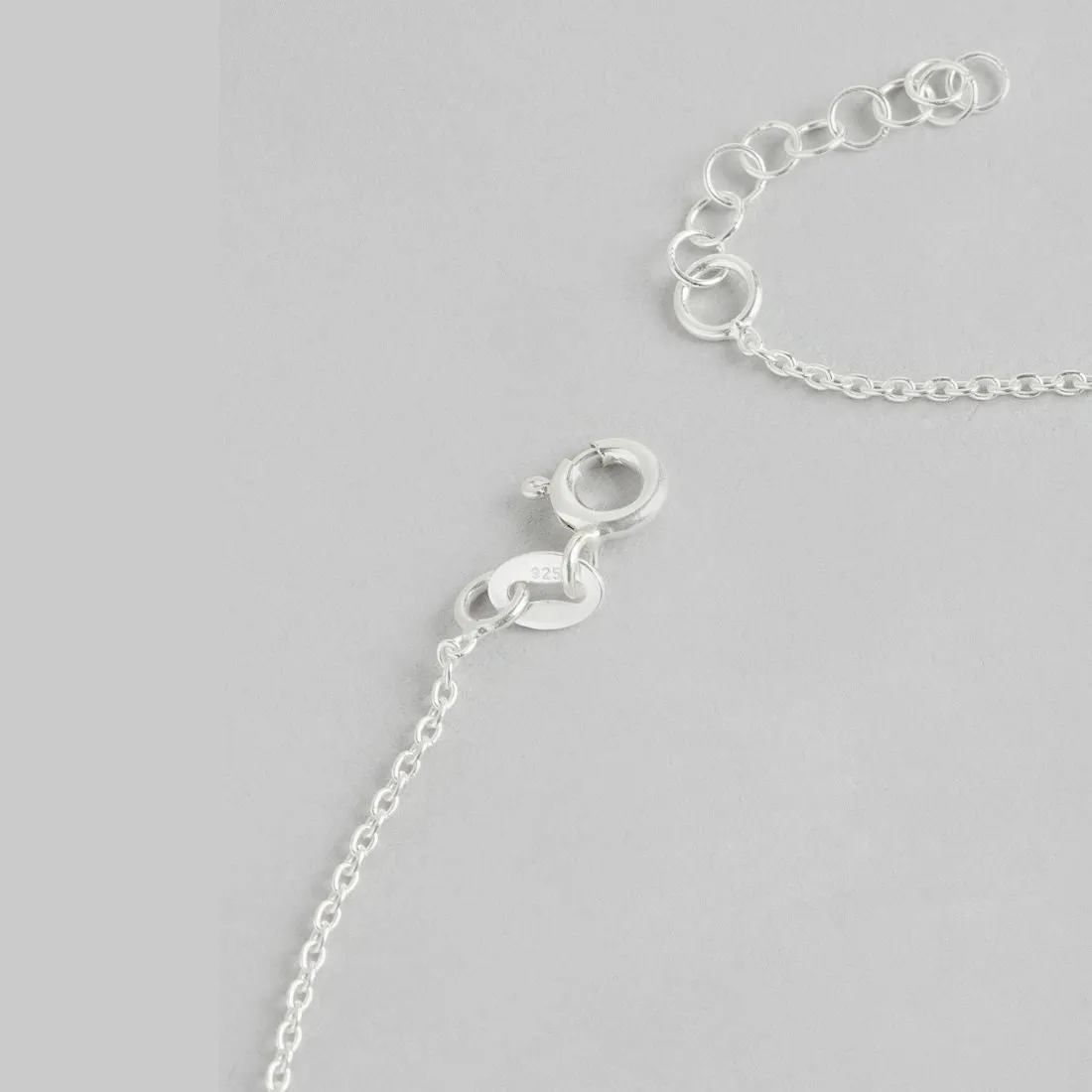 Butterfly Bliss 925 Sterling Silver Dual Tone Anklet with Cubic Zirconia