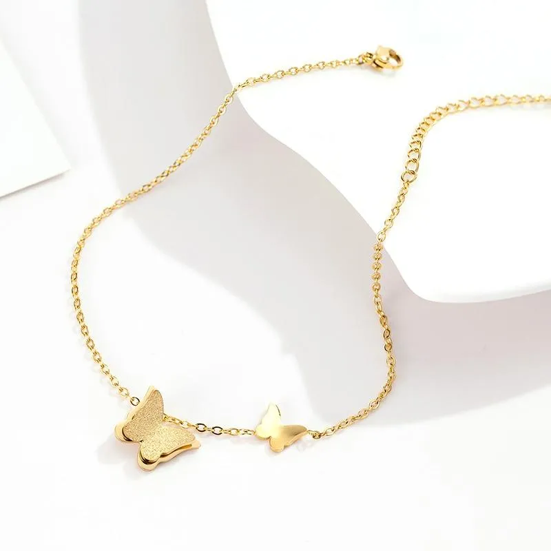 Butterfly Pendant Anklet Women Ankle Chain Jewelry