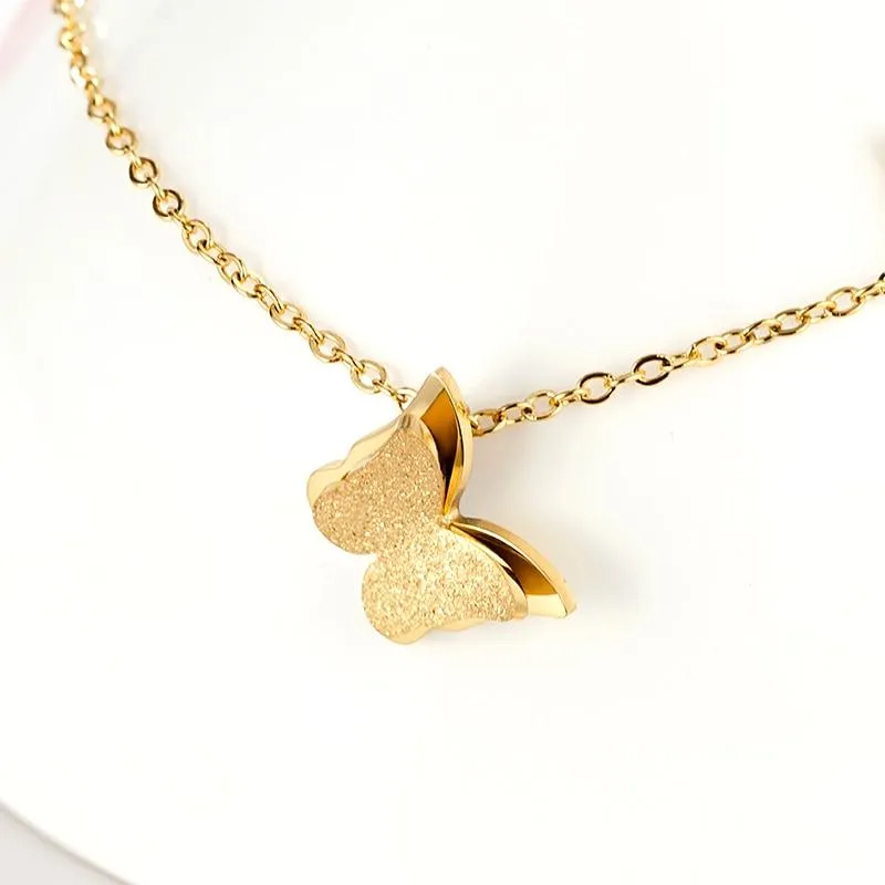 Butterfly Pendant Anklet Women Ankle Chain Jewelry