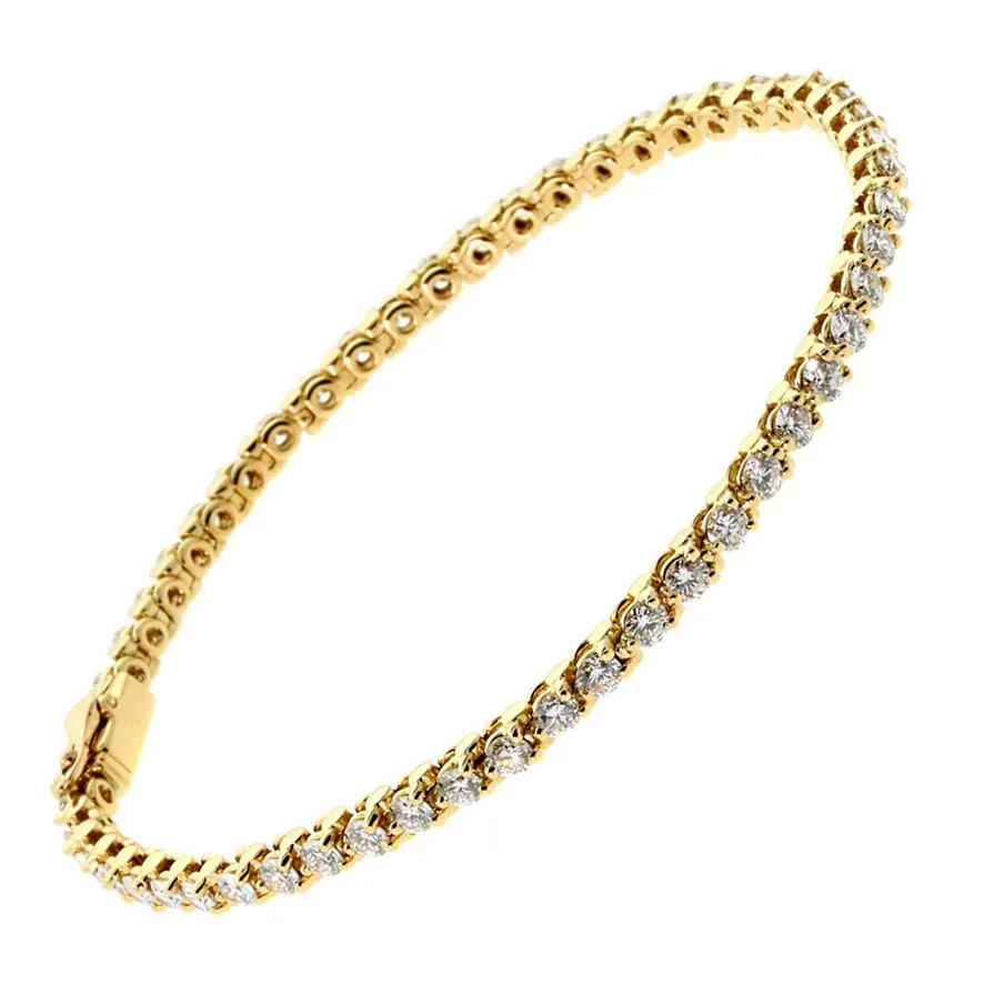 Cartier Diamond Tennis Gold Bracelet