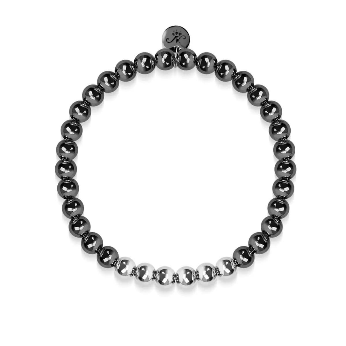 Confident | Gunmetal | Silver | Expression Bracelet