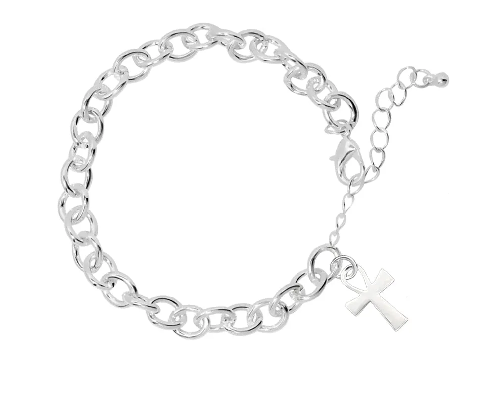 Cross Chunky Link Style Bracelets