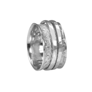 Devi Sterling Silver Meditation Ring