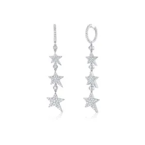 Diamond Star Earrings