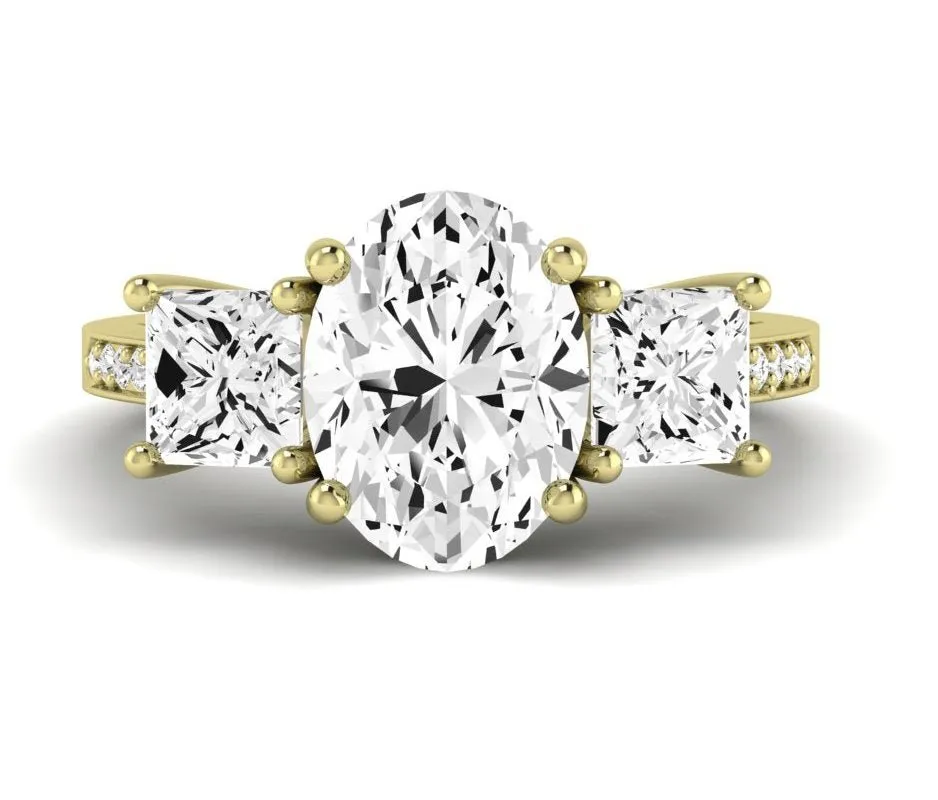 Dietes - Oval Diamond Engagement Ring