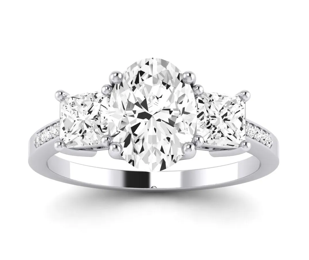 Dietes - Oval Diamond Engagement Ring