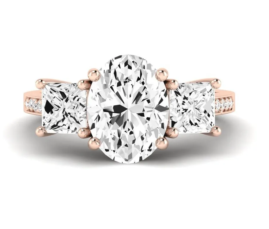 Dietes - Oval Diamond Engagement Ring