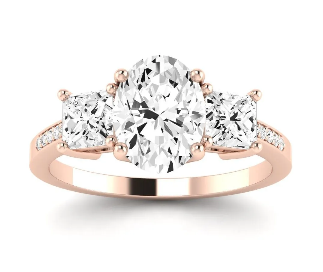 Dietes - Oval Diamond Engagement Ring