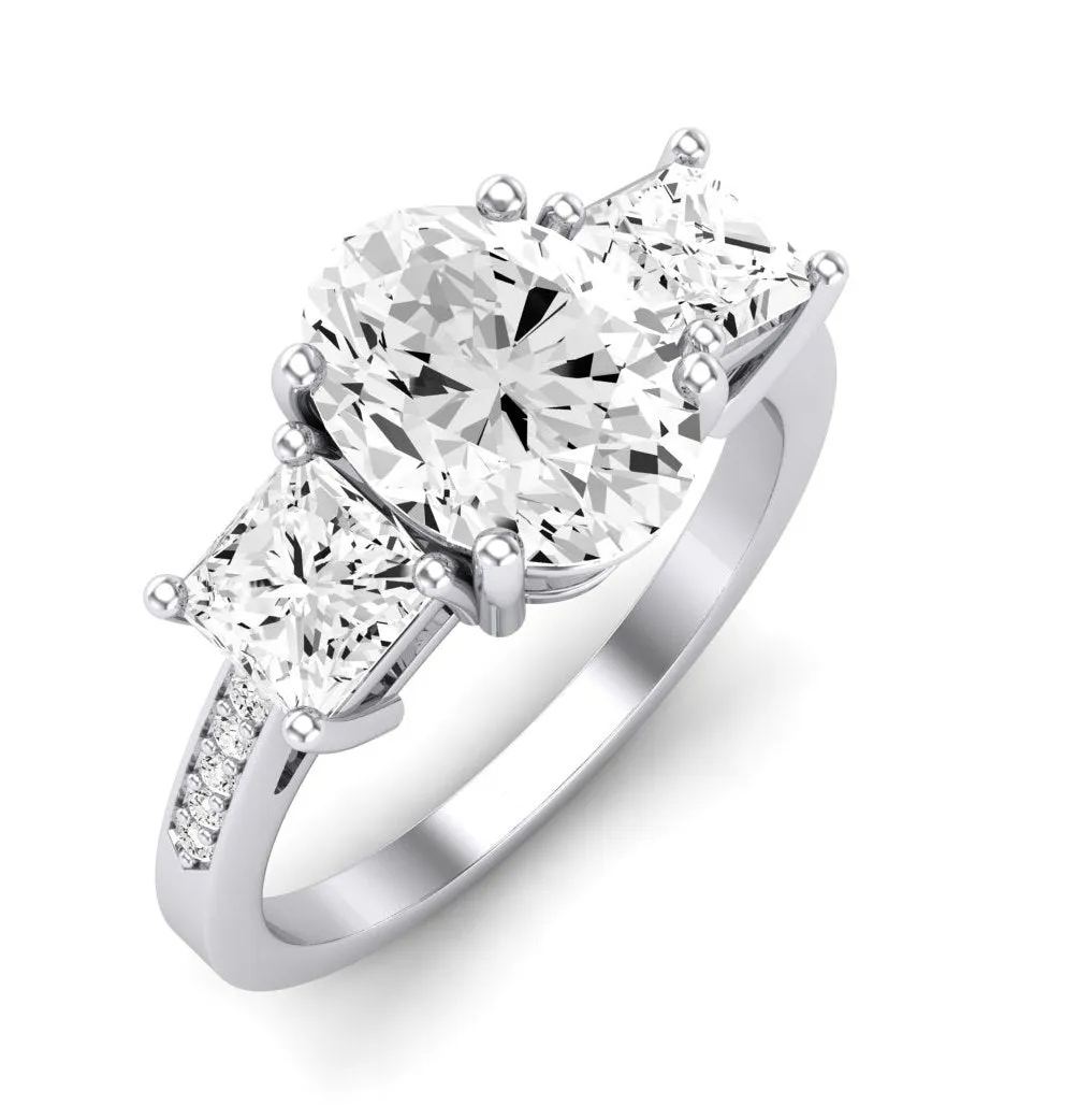 Dietes - Oval Diamond Engagement Ring