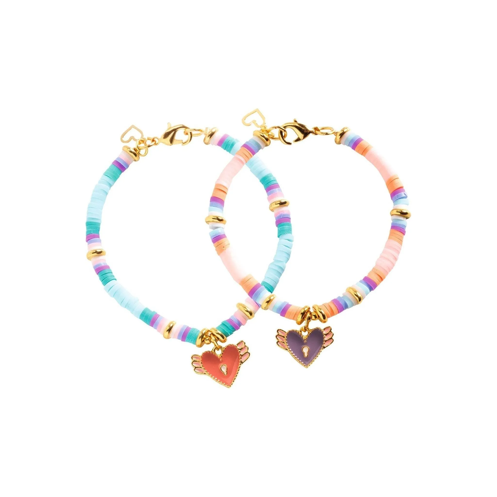 Djeco You & Me Heart Heishi Bracelet Kit