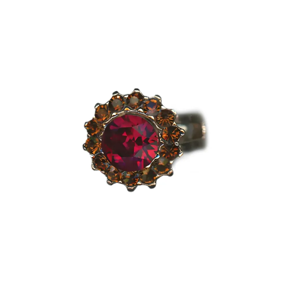 Extra Luxurious Rosette Ring in "Bonfire" *Custom*