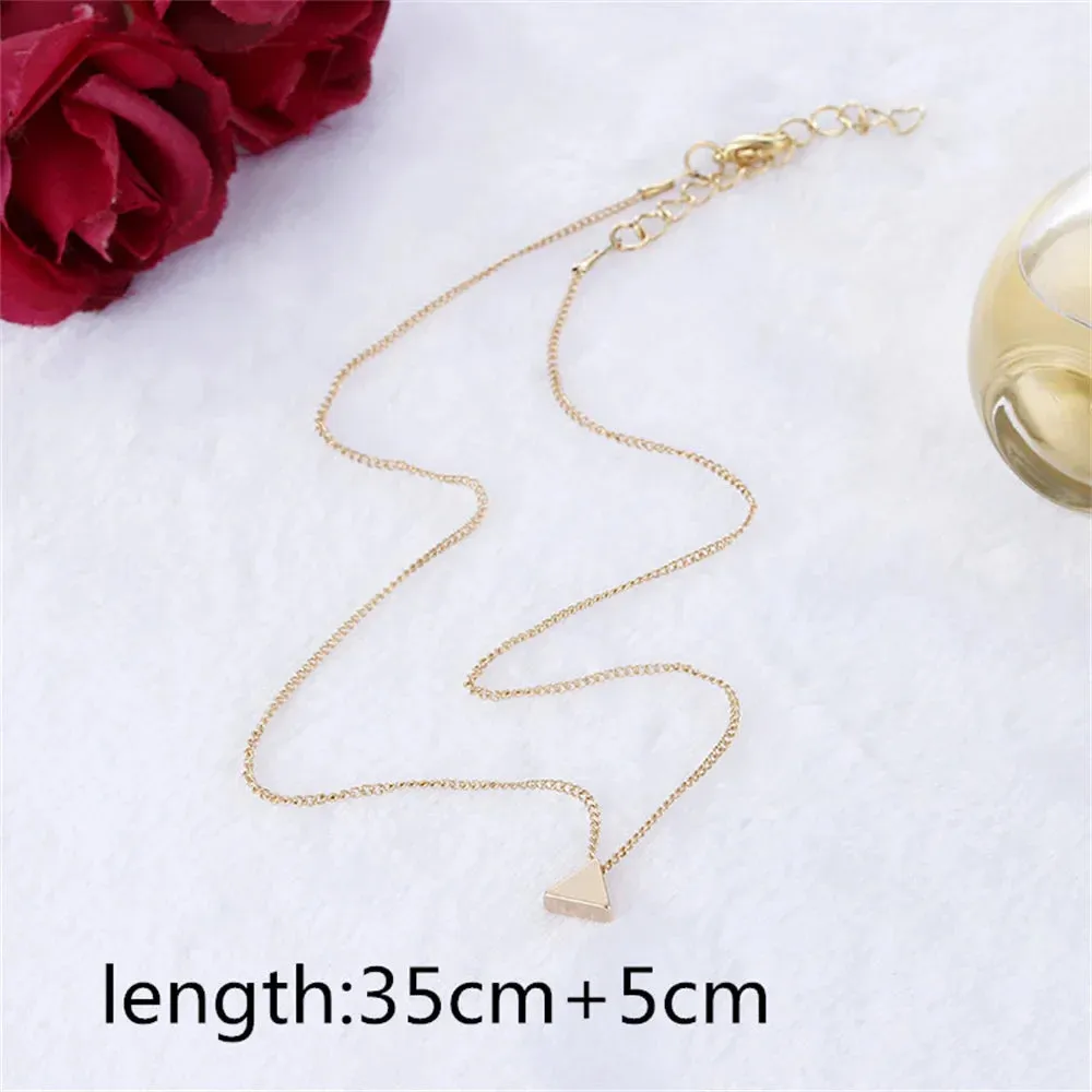 Fashion Triangle Round Exquisite Wholesale Dropshipping Necklace