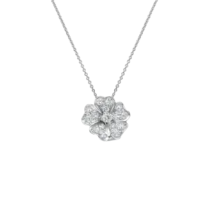 Flora 0.33ct Diamond White Gold Necklace