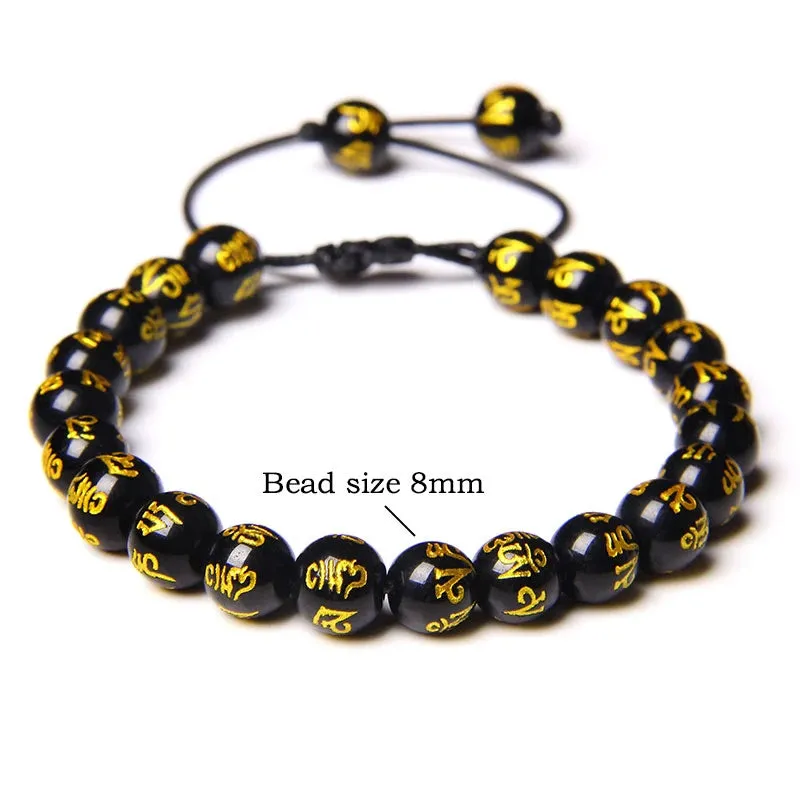 Garnets Stone Beads Bracelets Fashion Adjustable Braided Rope Bracelets Bangles Men Women Yoga Healing Balance Bracelets Jewelry