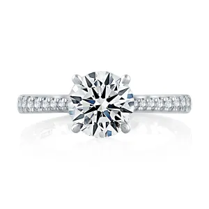 Graduated Diamond Engagement Ring