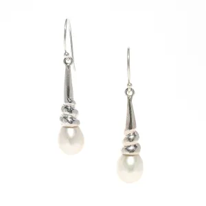 Horizontal Falls Pearl Earrings