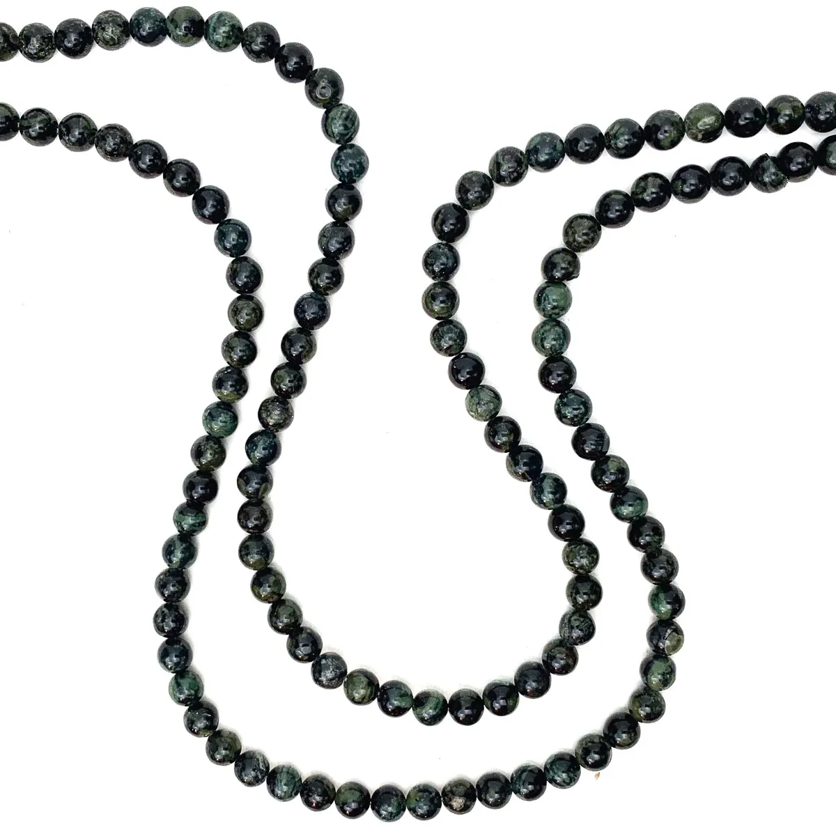 Jasper Kambaba X Fine 6mm Smooth Rounds Bead Strand