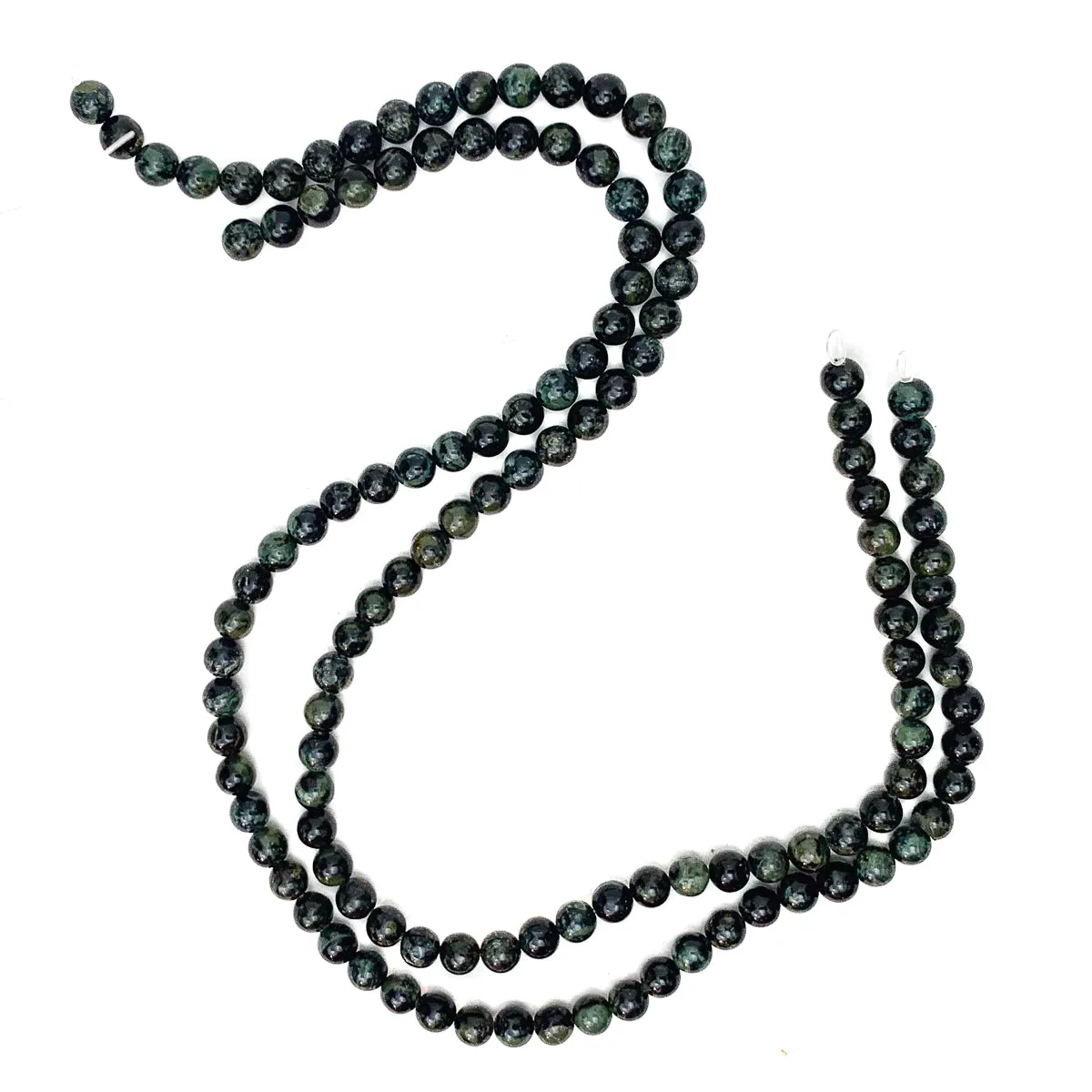 Jasper Kambaba X Fine 6mm Smooth Rounds Bead Strand