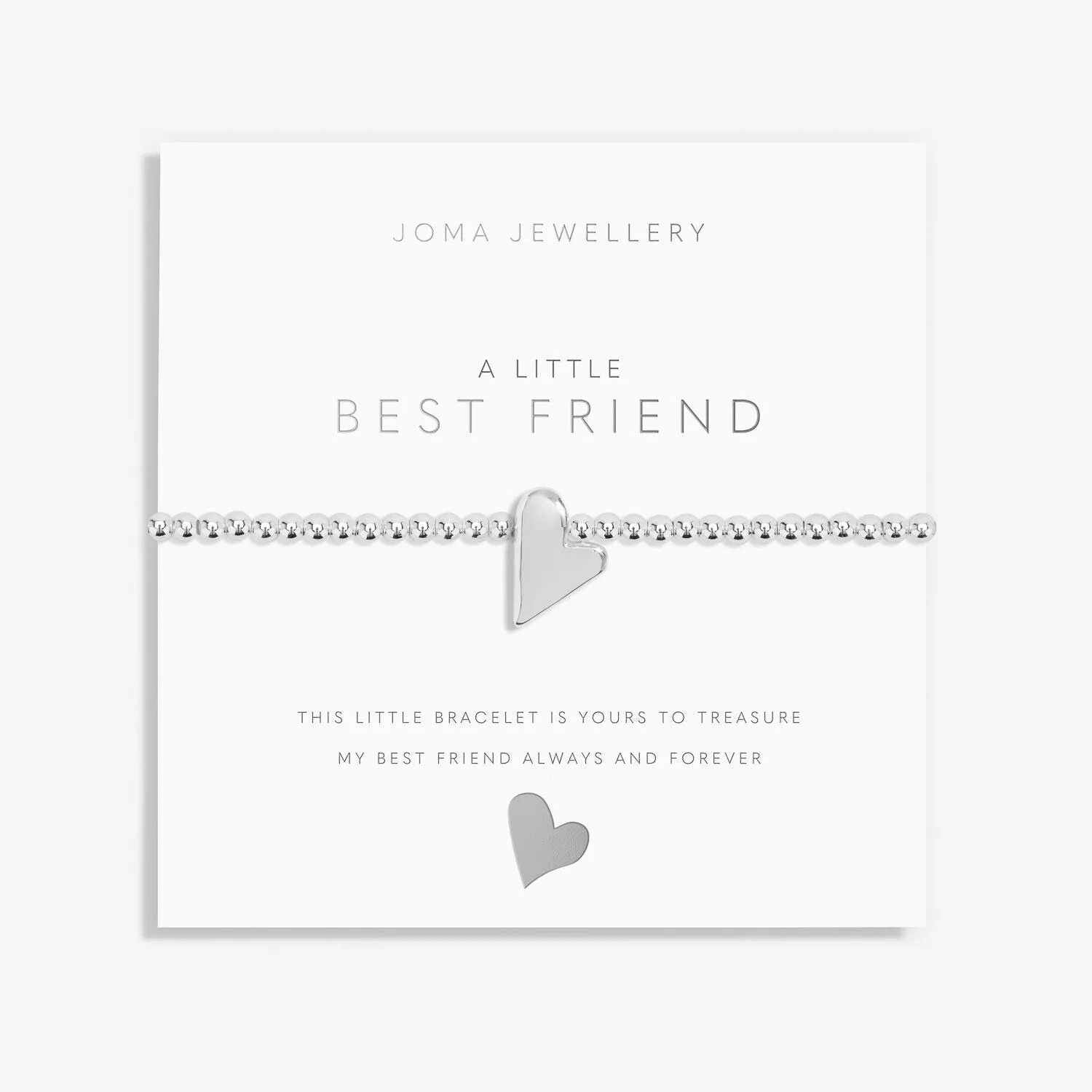 Joma Jewellery Silver A Little 'Best Friend' Bracelet