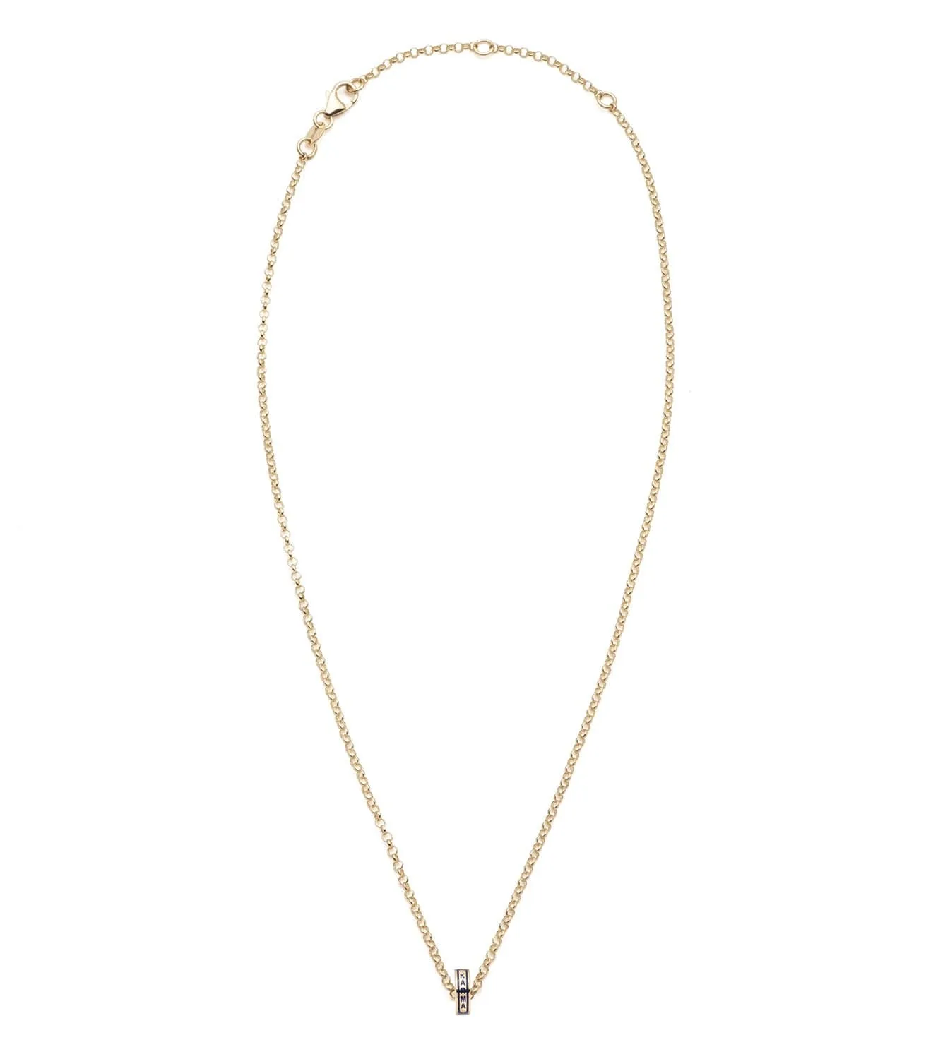 Karma : Heart Beat Fine Belcher Chain Necklace