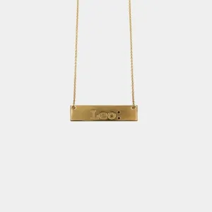 Leo - necklace - gold plated