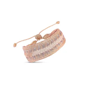 Maxi Yula n°2 Bracelet in Peach Pastel