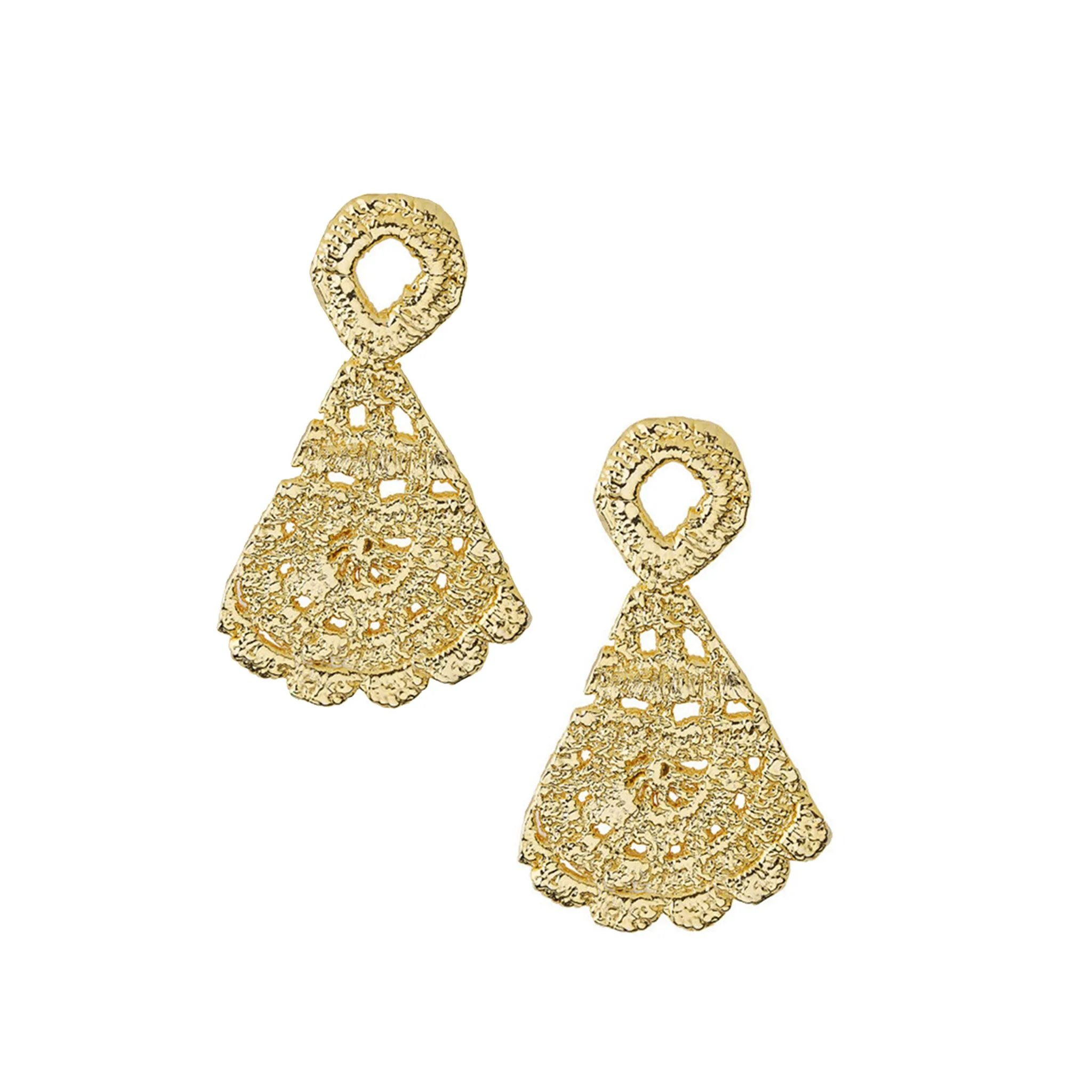 Morgana Earrings in Lace Crochet