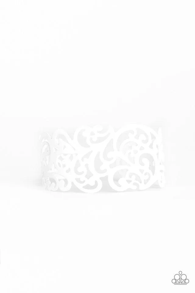 Paparazzi Bracelet ~ VINE and Dash - White