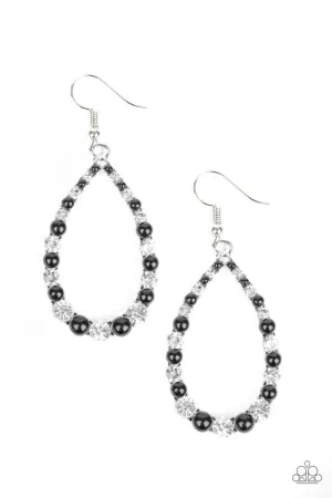 Paparazzi Earring ~ Gala Go-Getter - Black