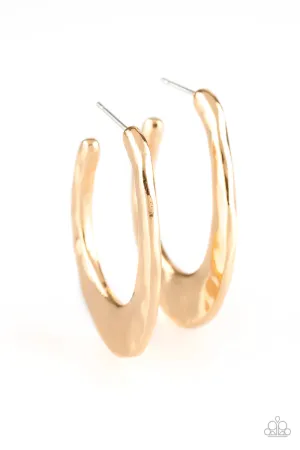 Paparazzi Earring ~ HOOP Me Up! - Gold