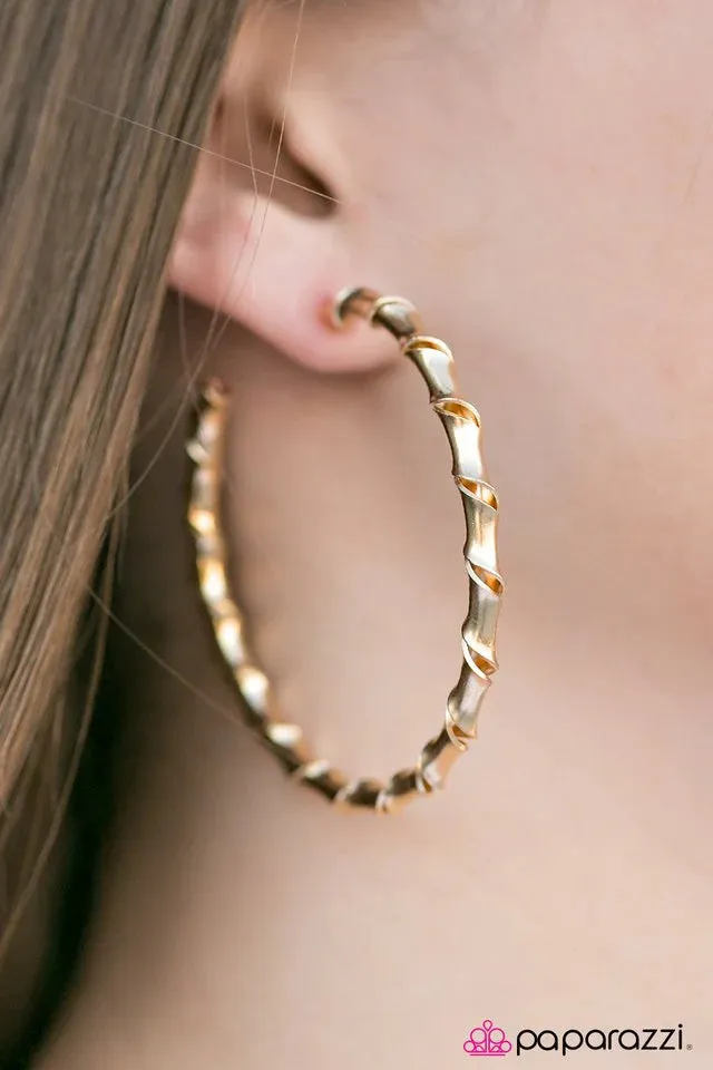 Paparazzi Earring ~ Jam Session - Gold