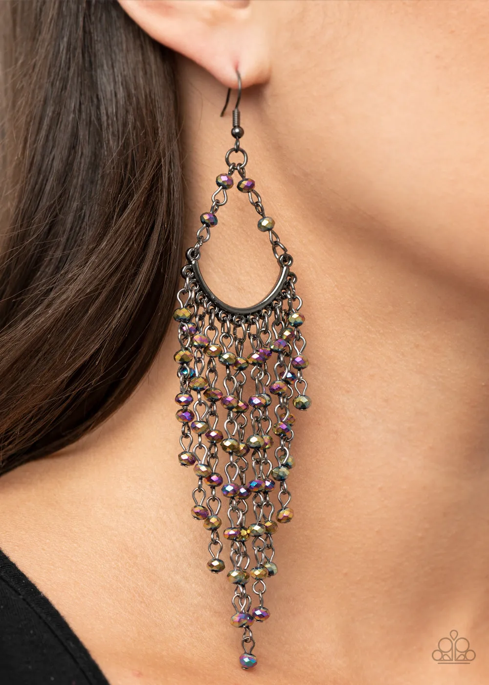 Paparazzi Earring ~ Metro Confetti - Multi Earring