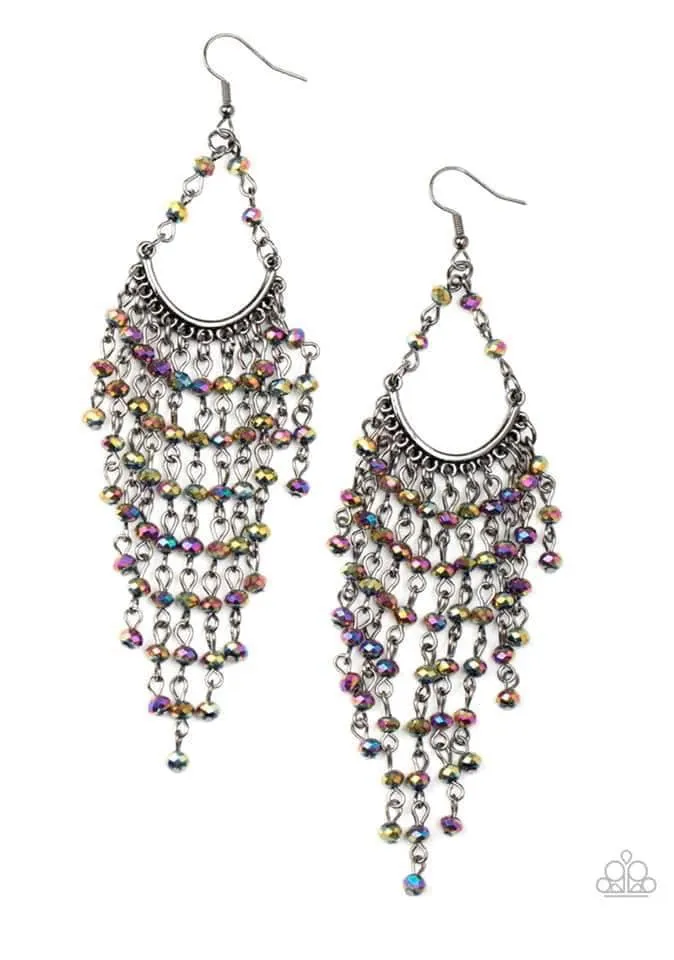 Paparazzi Earring ~ Metro Confetti - Multi Earring