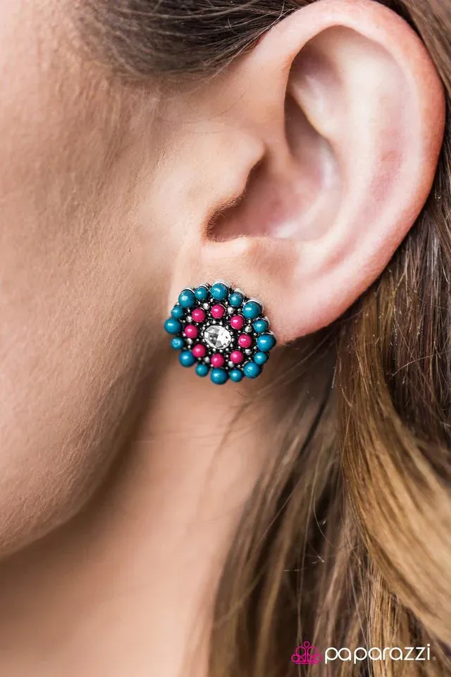 Paparazzi Earring ~ One DAISY Summer - Multi