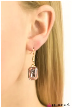 Paparazzi Earring ~ Your Royal SHINE-ness - Gold