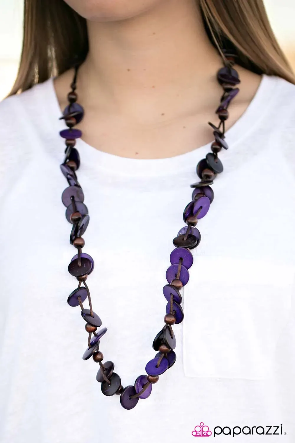 Paparazzi Necklace ~ Caribbean Carnival - Purple