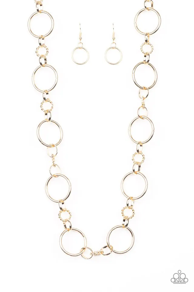 Paparazzi Necklace ~ Classic Combo - Gold