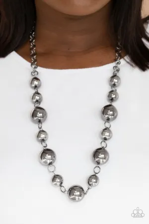 Paparazzi Necklace ~ Commanding Composure - Black