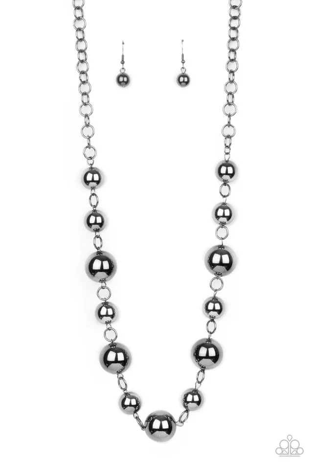 Paparazzi Necklace ~ Commanding Composure - Black