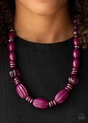 Paparazzi Necklace ~ High Alert - Purple