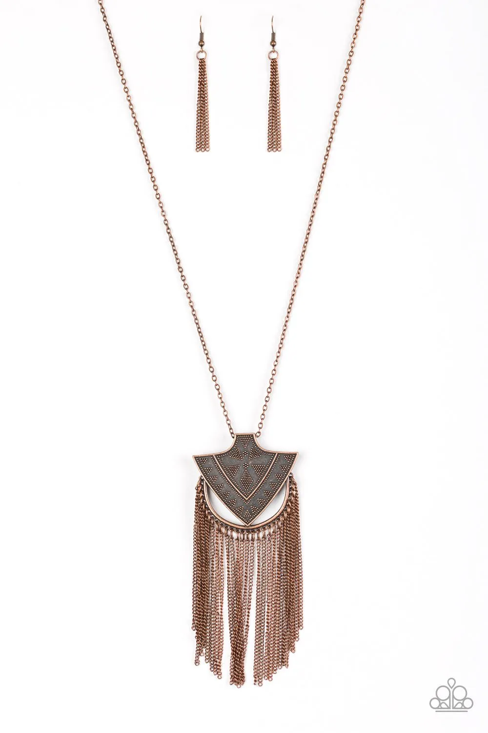 Paparazzi Necklace ~ Hunt Or Be Hunted - Copper