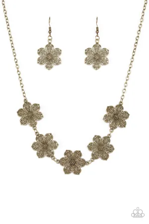 Paparazzi Necklace ~ Island Maven - Brass