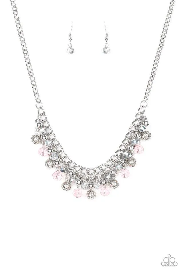 Paparazzi Necklace ~ Party Spree - Pink